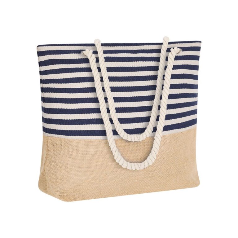Bolsa de yute y algodón personalizada