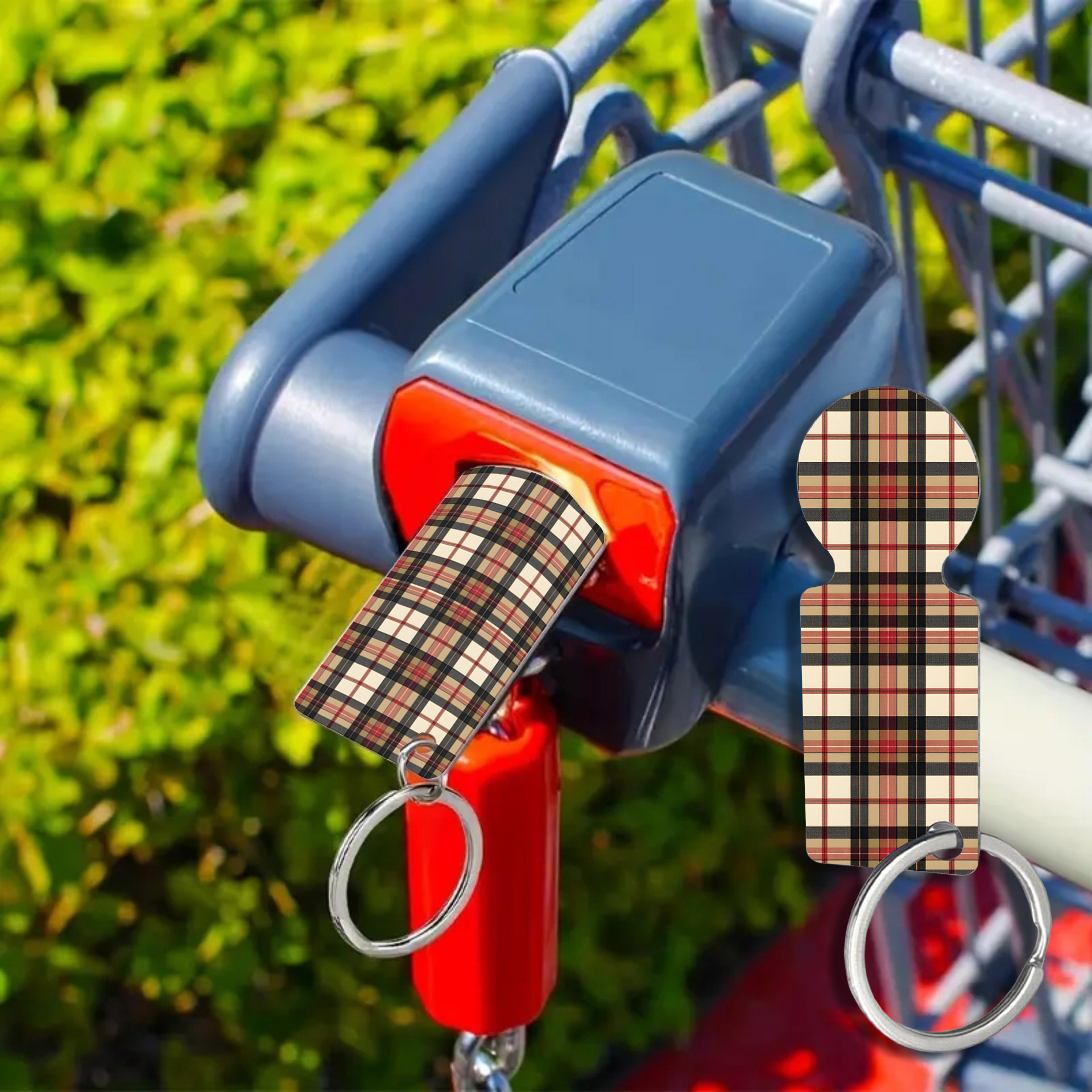 Llavero para carrito de compras 2