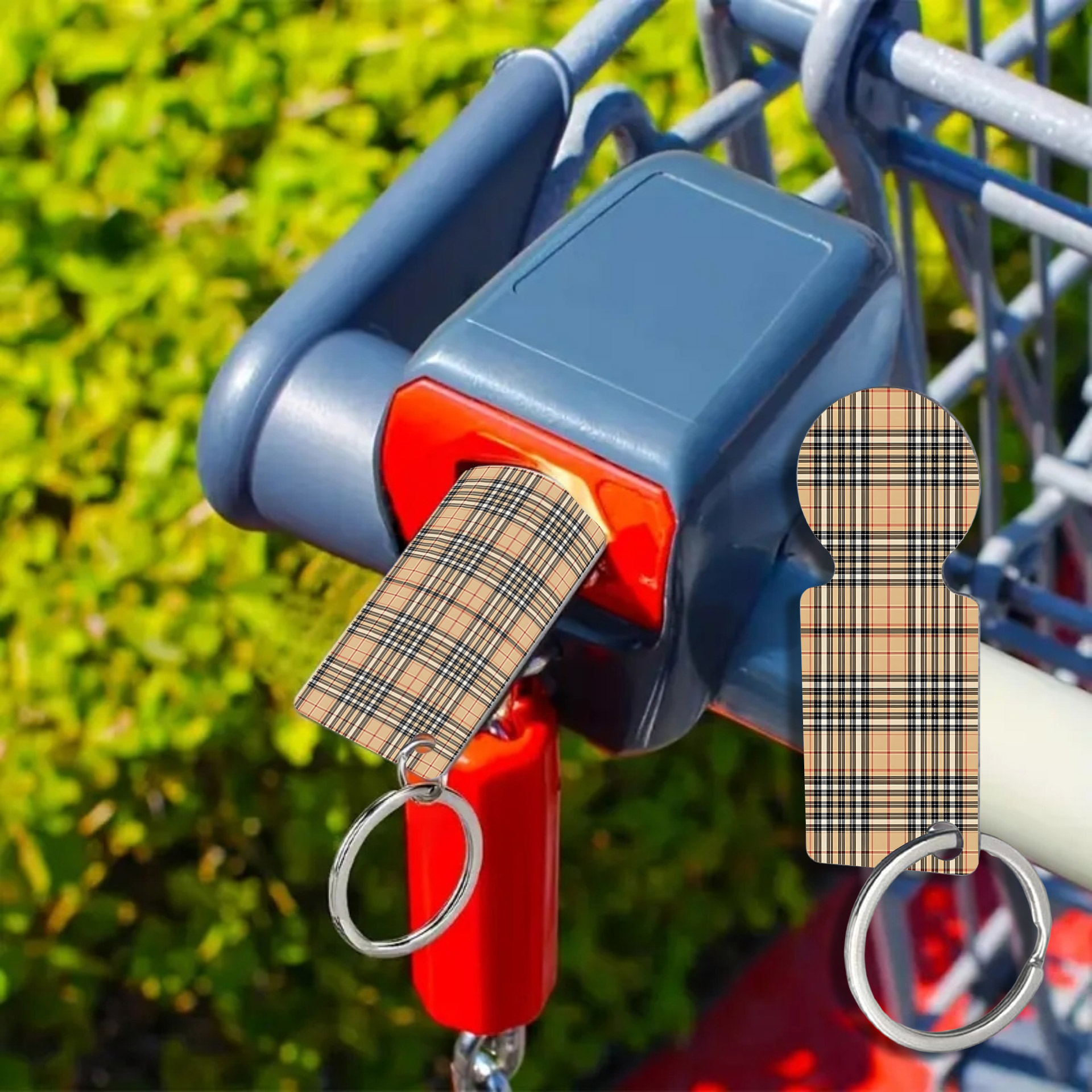 Llavero para carrito de compras 3