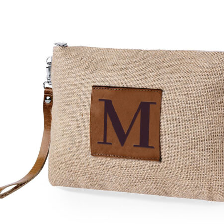 Neceser de Yute y PolipielTashi con Iniciales