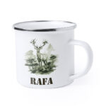 Taza Metálica Personalizada Blanca
