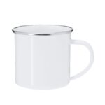 Taza Metálica Personalizada Blanca