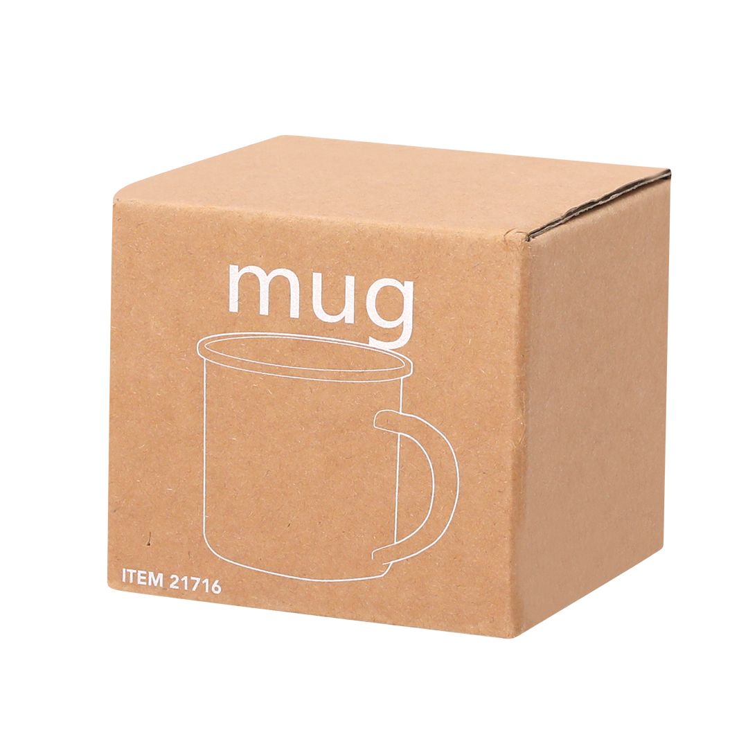 Taza Metálica Personalizada Blanca