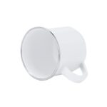 Taza Metálica Personalizada Blanca