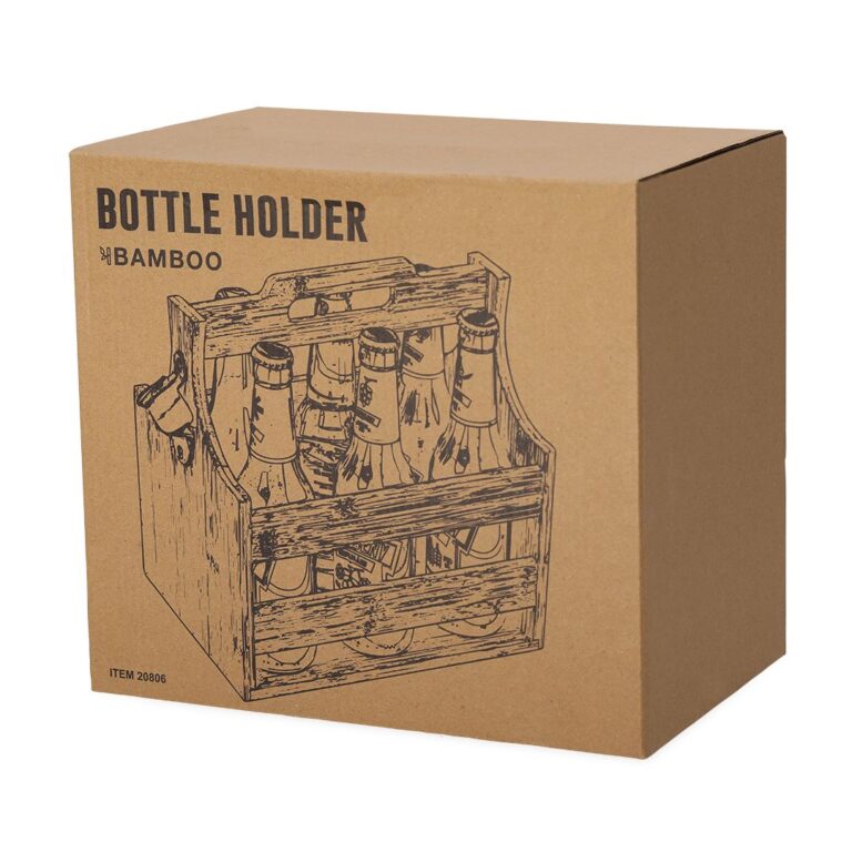 Packaging Porta botellas de madera personalizado