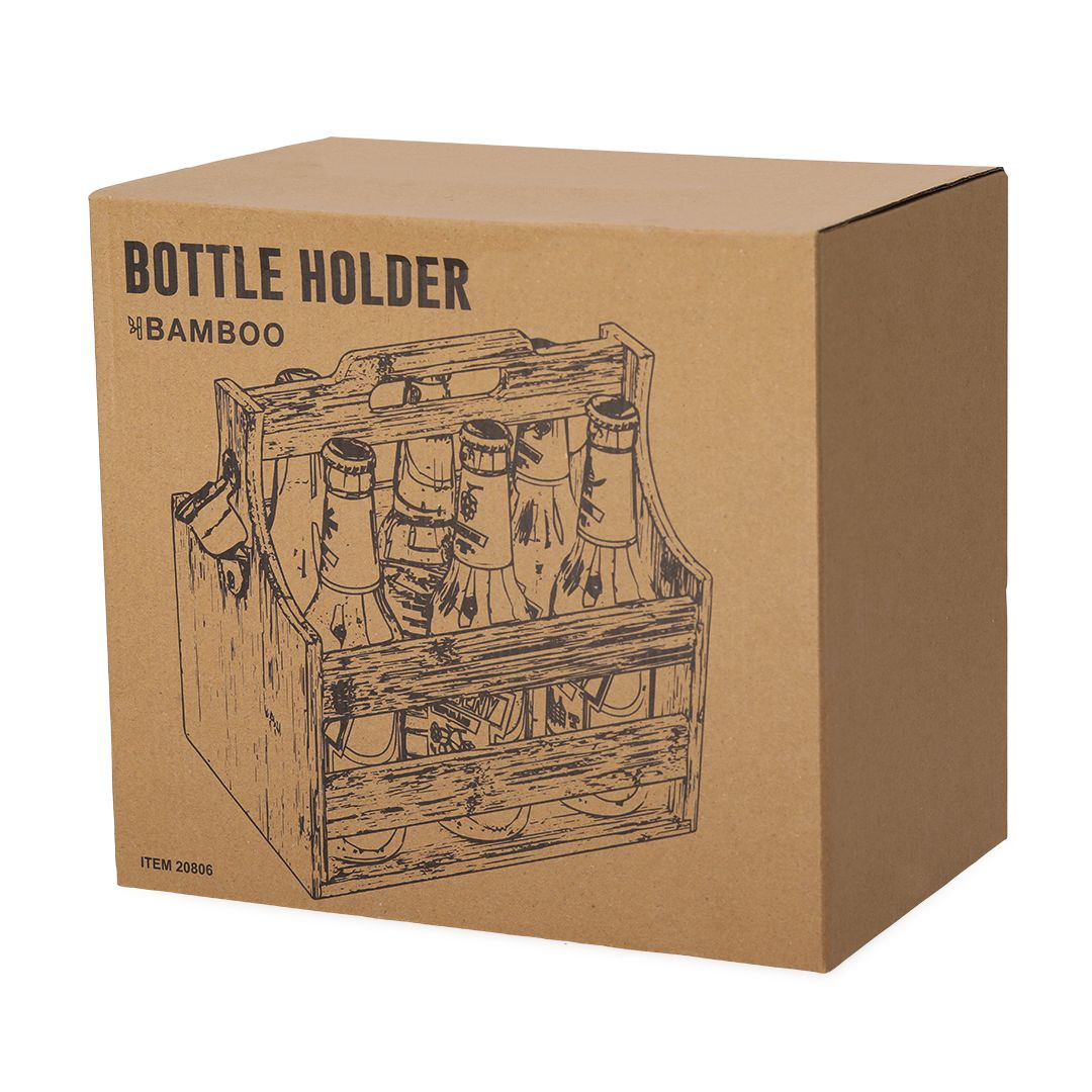 Packaging Porta botellas de madera personalizado