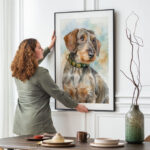 Láminas personalizadas de perros en acuarela