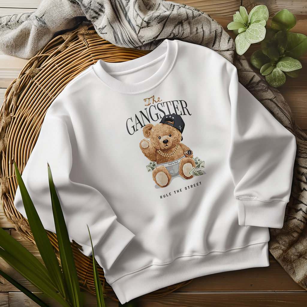 Sudadera oso con dinero personalizada