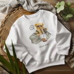 Sudadera oso con dinero personalizada