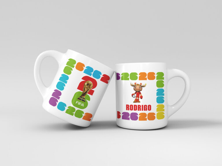 Taza personalizada FIFA 2026 niños